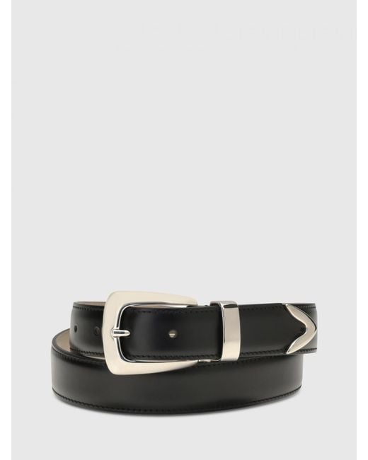 Khaite Black Benny Leather Belt