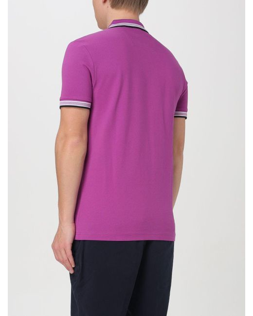 Boss Purple Polo Shirt for men