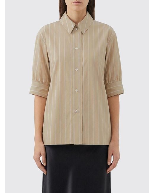 Jil Sander Natural Striped Cotton Shirt