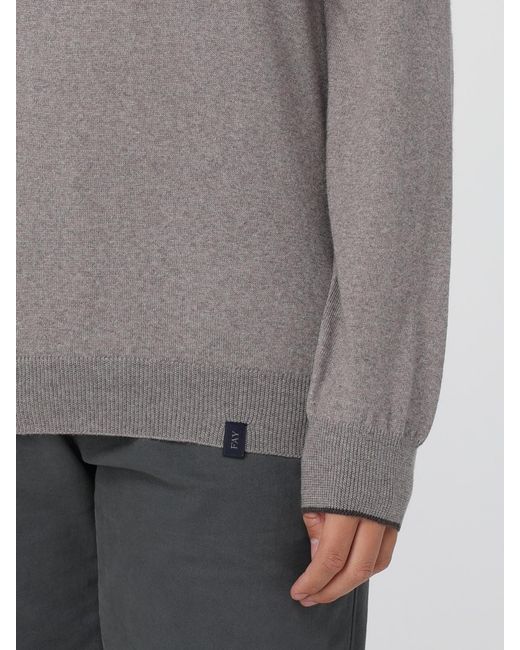 Pull Homme Fay pour homme en coloris Gray