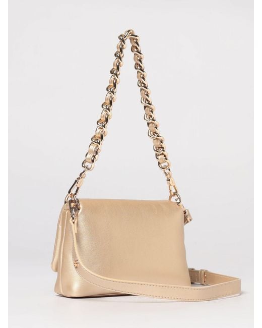 Liu Jo Natural Lapuffy Faux Leather Bag
