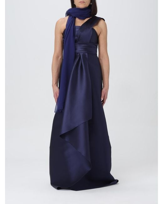 Alberta Ferretti Blue Neckerchief