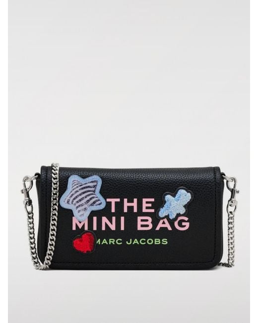 Borsa Wallet The Sticker Patch Mini Bag di Marc Jacobs in Black