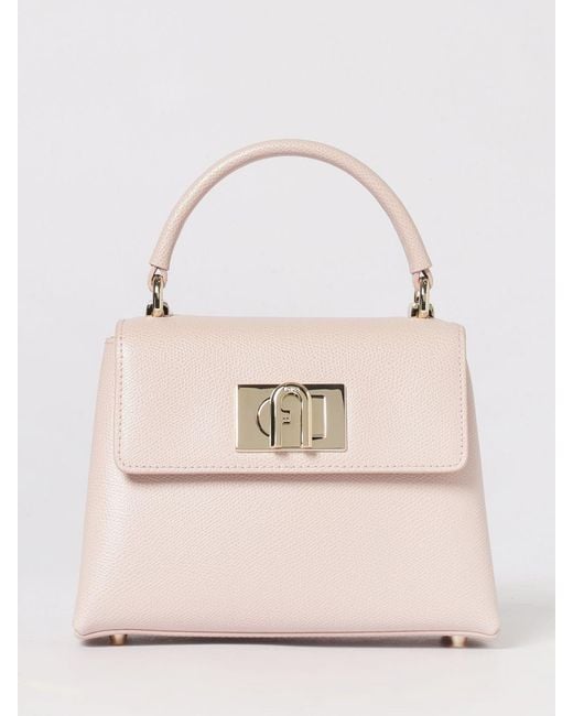 Furla Natural 1927 Grained Leather Bag