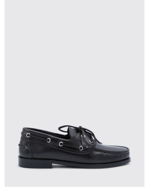 Aeyde White Leather Loafers