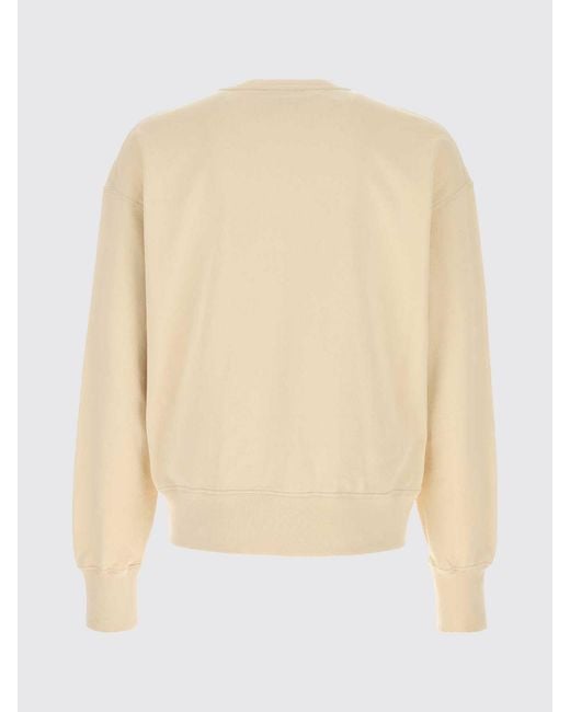 McQueen Natural Cotton Crew-Neck Sweatshirt for men
