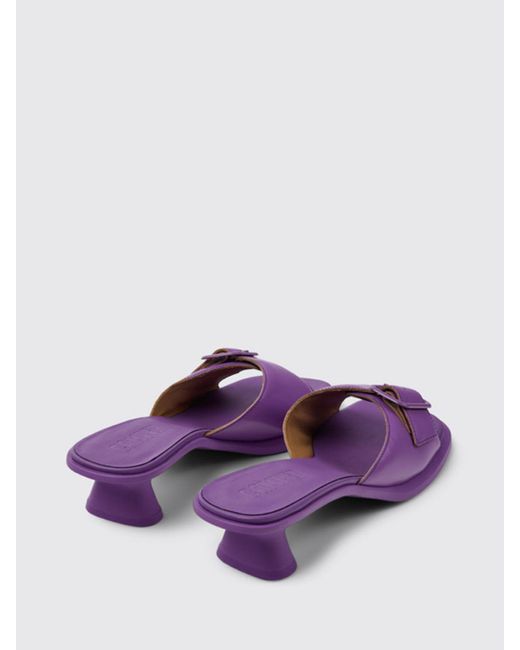 Sandalo Dina in pelle di Camper in Purple