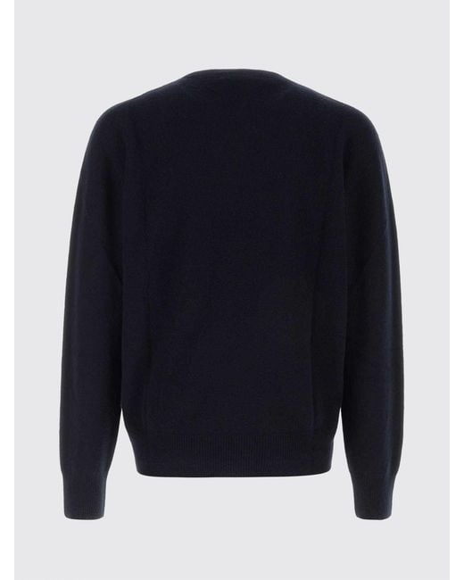 The Row Blue Long-Sleeved Crewneck Sweater Crafted for men