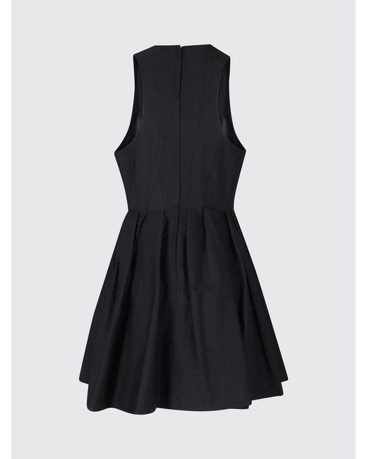Sportmax Blue Cotton Mini Dress