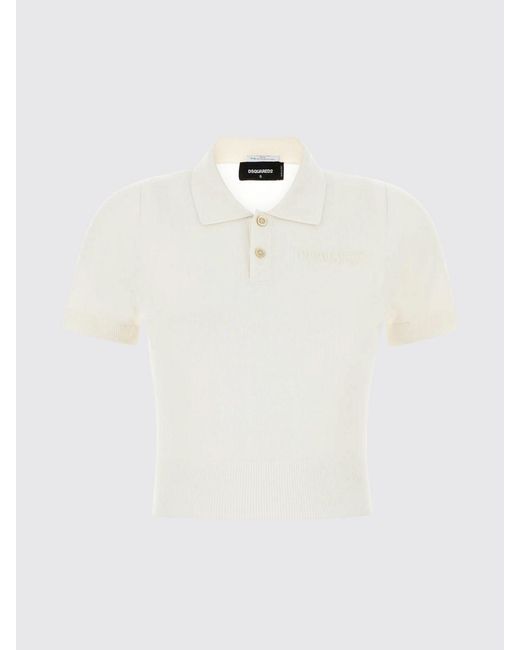 DSquared² White Polo Shirt