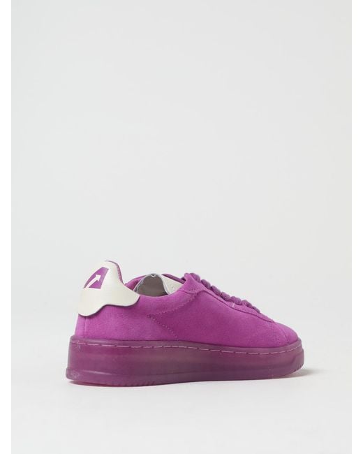 Autry Purple Dallas Suede Sneakers