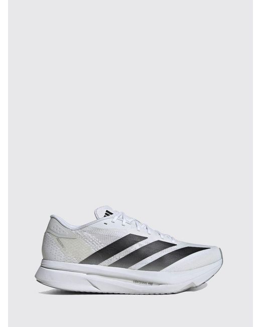 Adidas Originals White Mesh Adizero Evo Sl 2 Sneakers for men