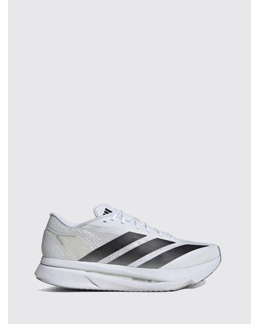 Adidas Originals White Mesh Adizero Evo Sl 2 Sneakers for men