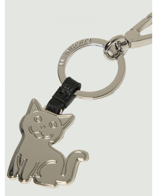 Coccinelle White Key Chain