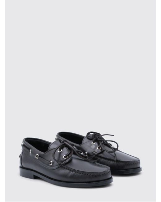 Aeyde White Leather Loafers
