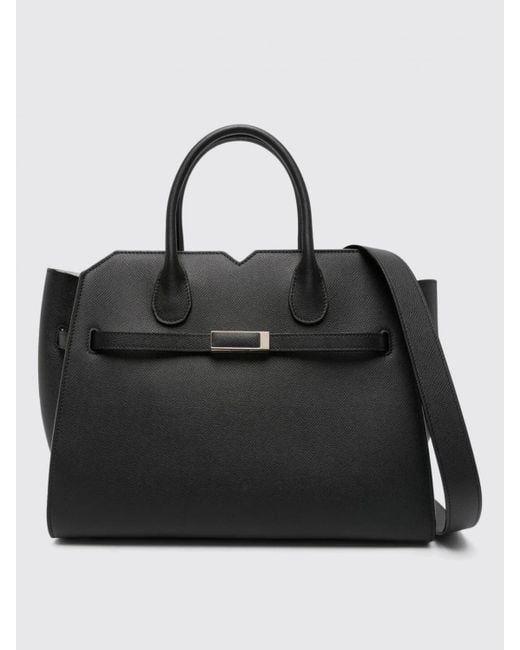 Valextra Black Schultertasche Damen
