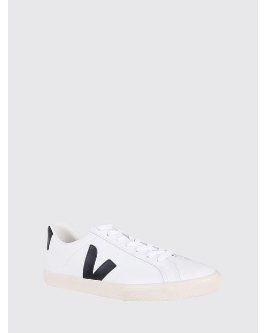 Veja White Esplar O.T. Leather Sneakers for men