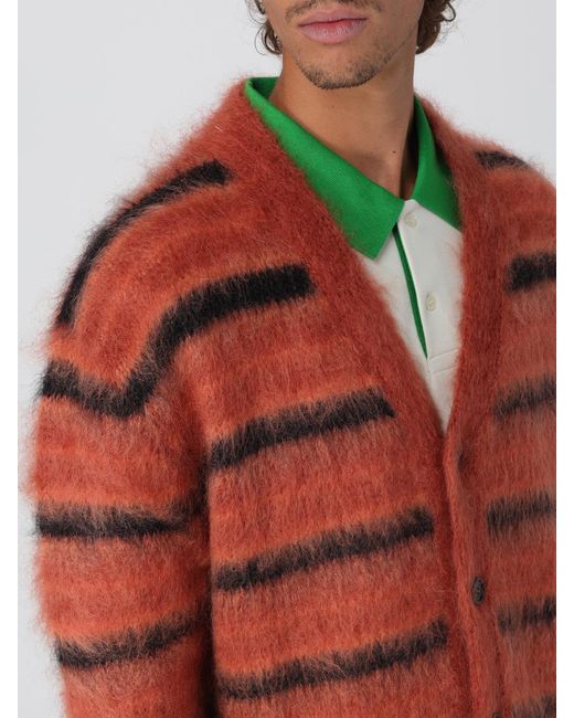 Marni Red Cardigan for men
