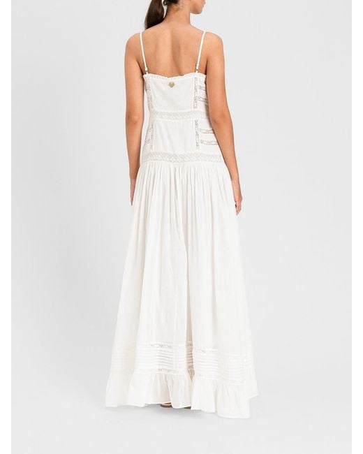 Twinset White Long Dress