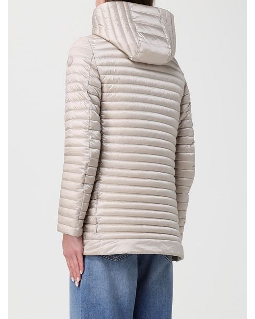 Save The Duck Natural Alima Hooded Nylon Puffer Jacket