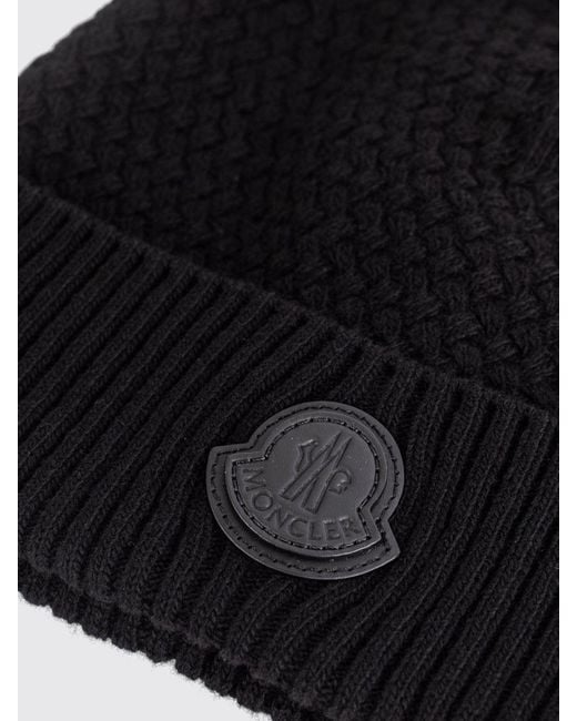 Cappello Uomo di Moncler in Black da Uomo