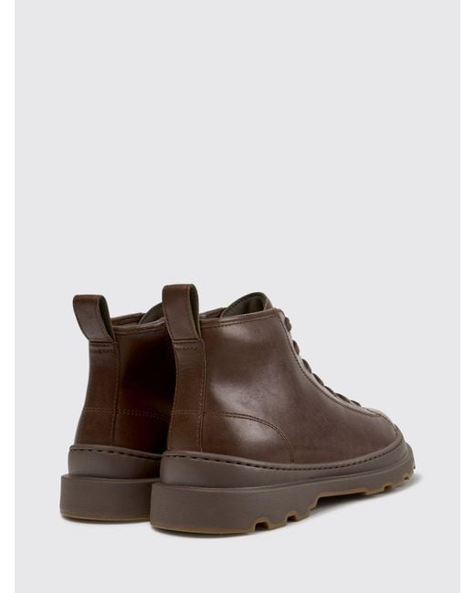 Camper Brown Brutus+ Lace-Up Ankle Boots for men
