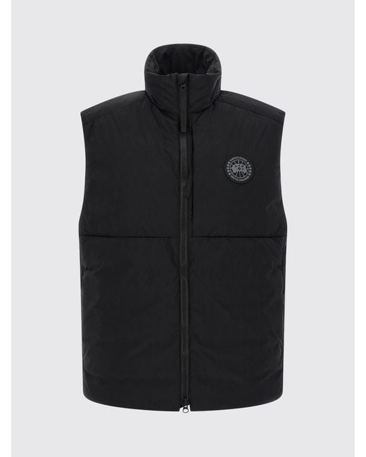 Canada Goose Black Lodge Quilted Nylon Gilet for men