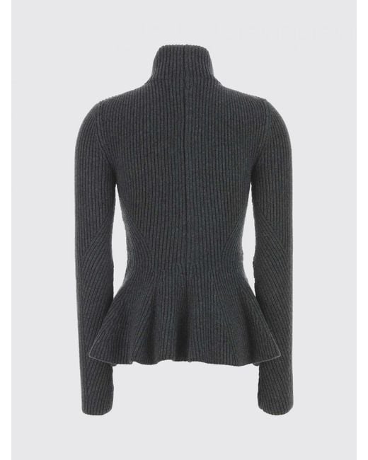 Alaïa Black Virgin Wool And Cashmere Cardigan