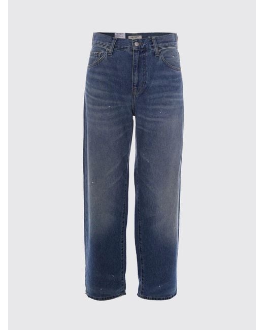 Carhartt Blue Arin High-Waisted Straight Jeans