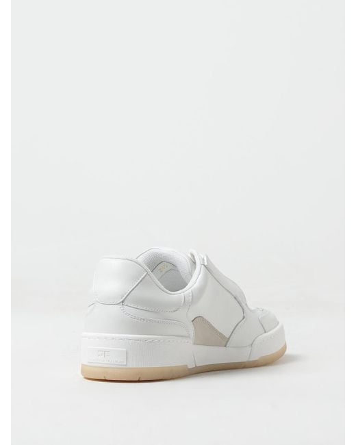 Sneakers in pelle di Elisabetta Franchi in White