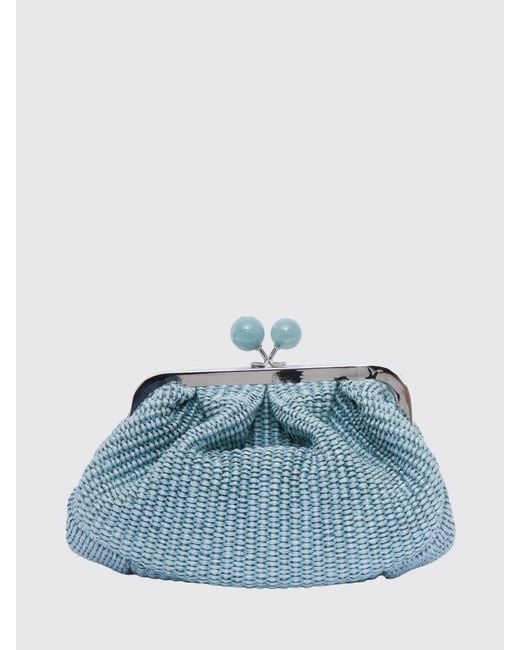 Weekend by Maxmara Blue Clutch