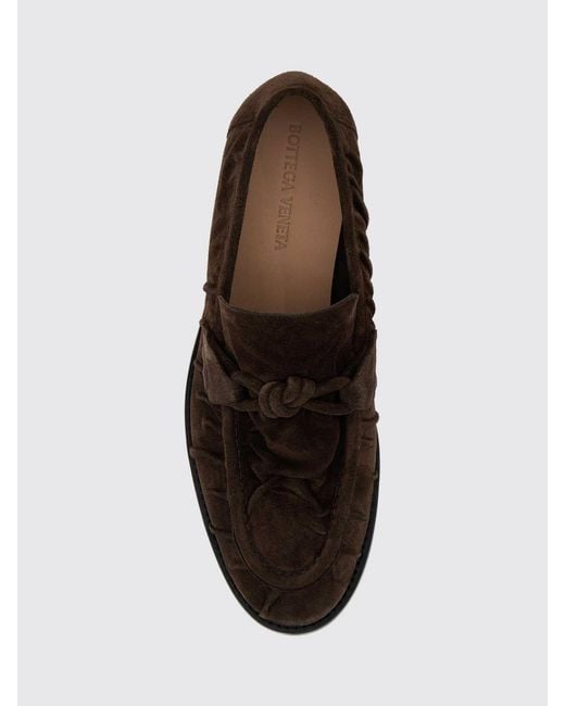Bottega Veneta White Astaire Calfskin Loafers With Knot Detail for men