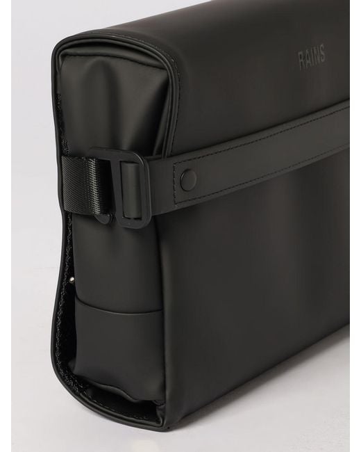 Rains Black Otg Wash Pouch for men