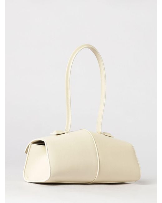 Jil Sander Natural Linea Lambskin Shoulder Bag