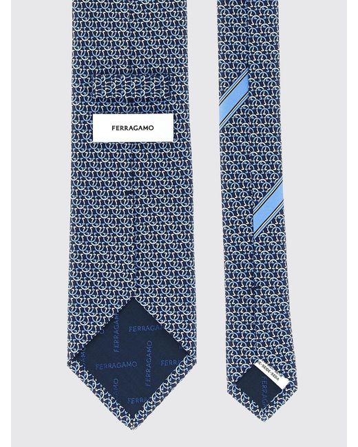 Ferragamo Blue Tie for men