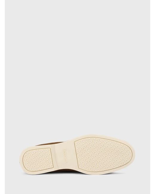 Doucal's Natural Suede Loafers