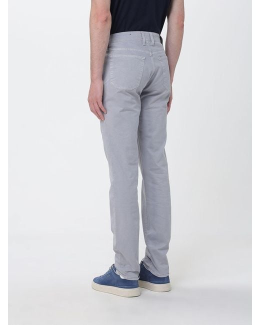 Jeckerson Blue John Slim Fit Trousers for men