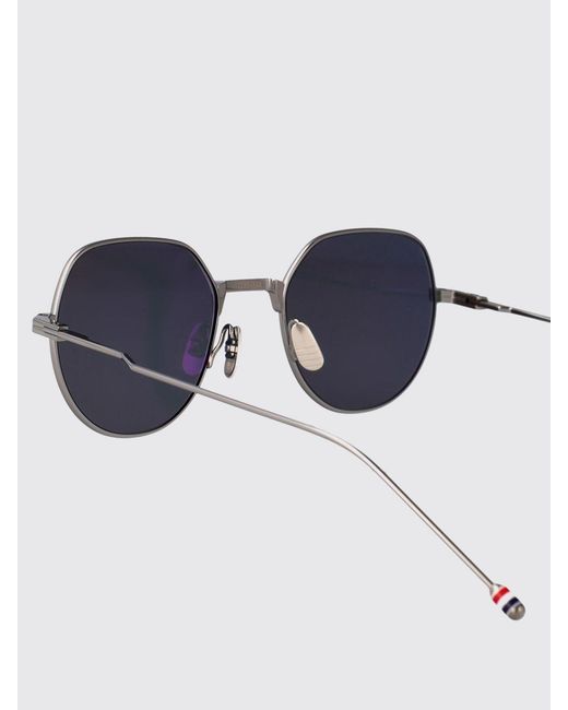 Thom Browne White Ues935Ag0001 Titanium Sunglasses for men