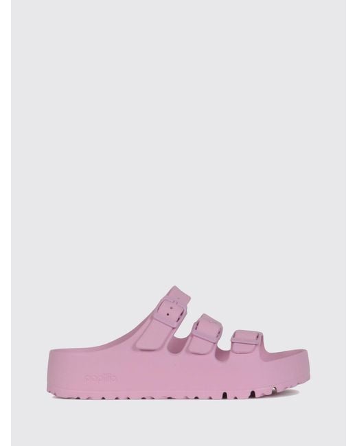 Birkenstock Pink Florida Iii Flex Platform Eva Eva Rubber Sandals