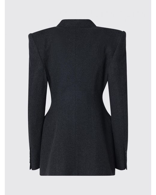 Balenciaga Blue Cashmere Double-Breasted Blazer