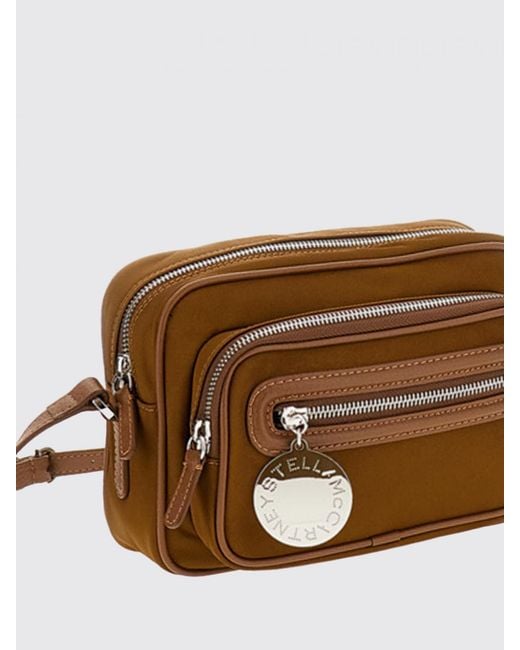 Stella McCartney Brown Dartmoor Nylon Crossbody Bag