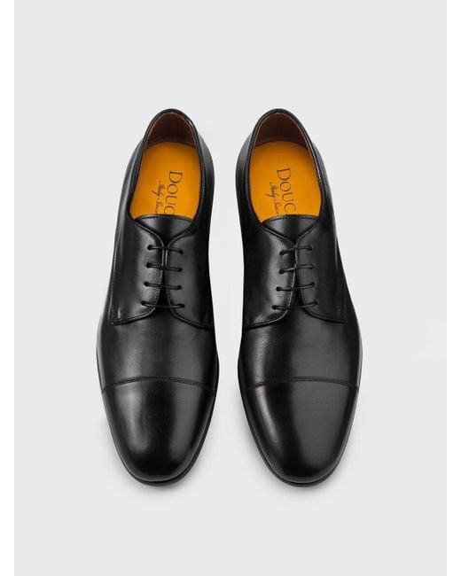 Zapatos de cordones Doucal's de hombre de color Black