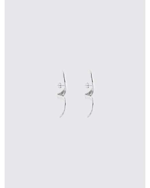 FEDERICA TOSI Metallic Snake Bronze Earrings