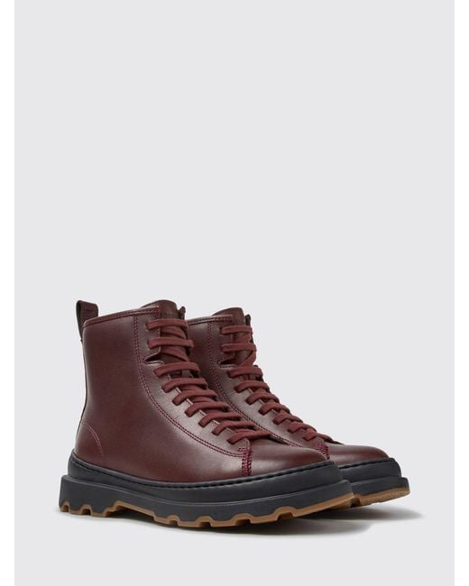 Camper Brown Brutus+ Combat Boots