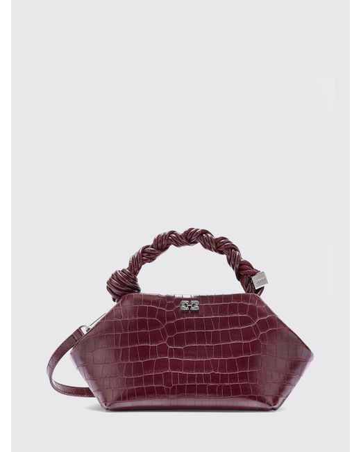 Ganni Purple Bou Bag