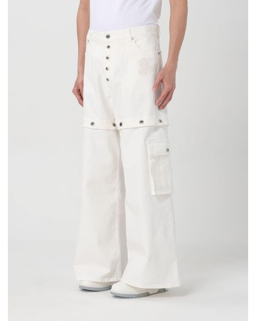 Jeans Off-White c/o Virgil Abloh de hombre de color White
