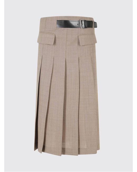 Semicouture Natural Skirt