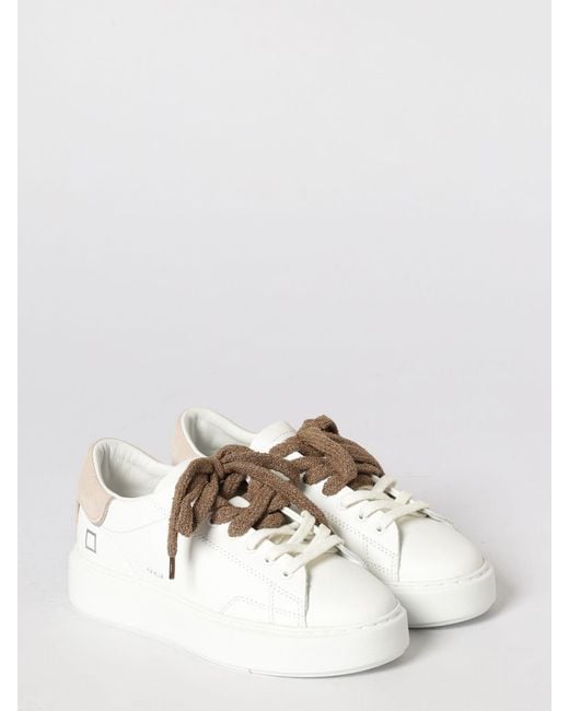 Date Natural Leather Sfera Sneakers