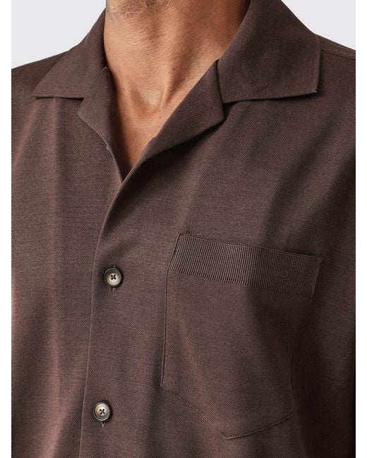 Herno Brown Shirt for men