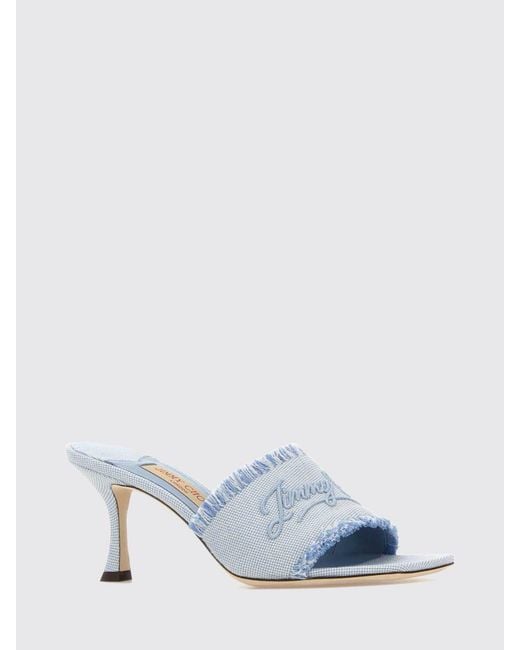Jimmy Choo White Heeled Sandal